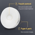 thumbnail image 6 of 2 Pack Rechargeable Night Lights, Dimmable & 3-Color Temperature Tunable, Touch & Magnetic Stick-On LED Light for Closet, Locker, Cabinet, Bedside, Kitchen, 6 of 6