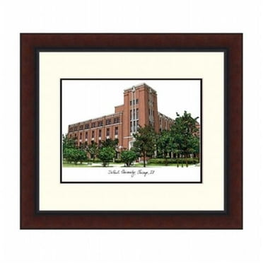 Campusimages DE999LR University of Delaware Legacy Alumnus Framed Lithograph