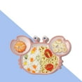 thumbnail image 4 of Plato de succión de silicona para niños pequeños: plato y tazón divididos para entrenamiento de autoalimentación para bebés y niños pequeños Sincero Hogar, 4 of 4