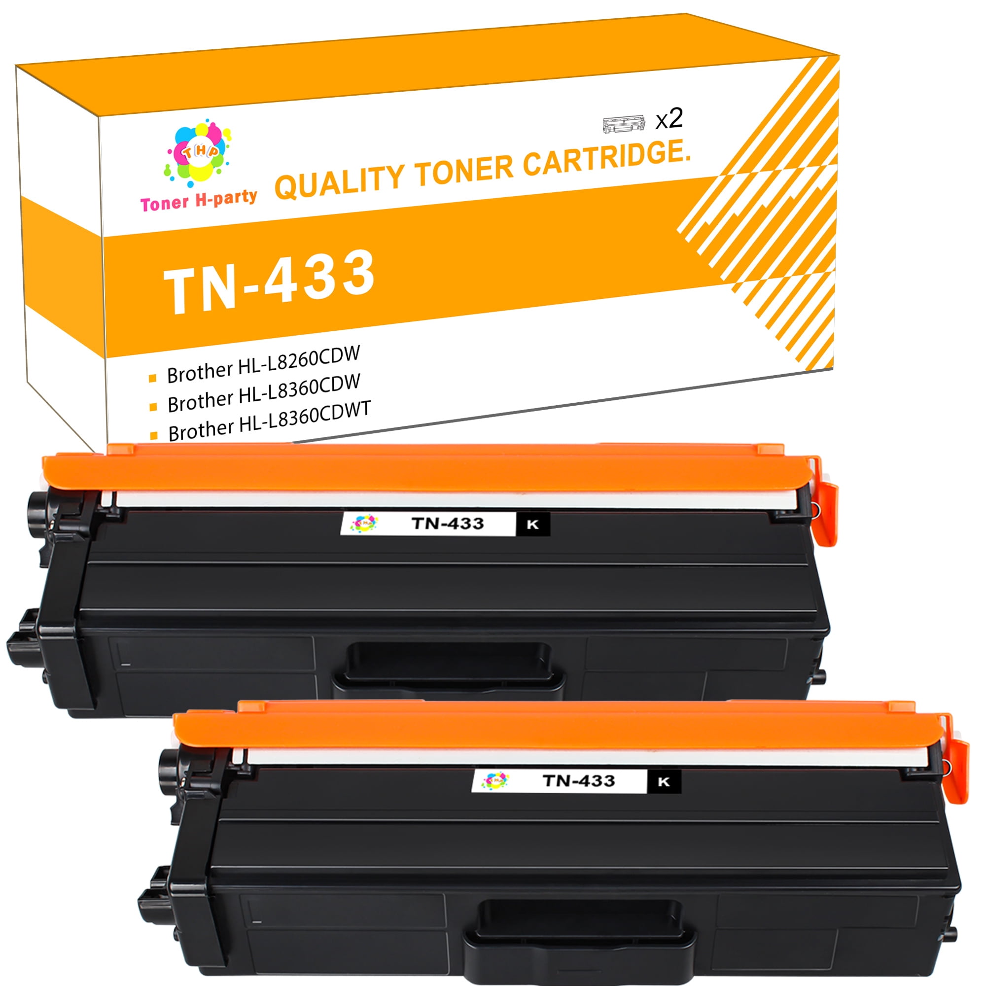 Cool Toner TN433 Compatible Toner Cartridge Set For Brother Printers - 4-Color, High Yield