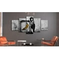 thumbnail image 2 of Tiptophomedecor Stretched Canvas Street Art - Banksy: Proud Monkey - Stretched & Framed Ready To Hang Art, 2 of 4