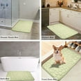 thumbnail image 3 of Cobblestone Bathroom Rugs Memory Foam Bath Mat Super Water Absorbent Bath Mats for Bathroom Machine Washable Bath Rugs (Navy, 31.5*19.5 inch), 3 of 10