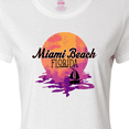 thumbnail image 4 of Inktastic Miami Beach Florida Vacation Sunset Women's T-Shirt, 4 of 5
