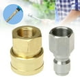 thumbnail image 4 of Pressure Washer Quick Release G3/8 Male/Female Fitting Coupling Probe Connector Female, 4 of 4