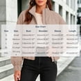 thumbnail image 3 of Yutgune Women's Cropped Plaid Jacket Zip up Stand Collar Casual Coat with Pockets Bomber Gingham Jacket Fall Workout Outerwear, 3 of 8