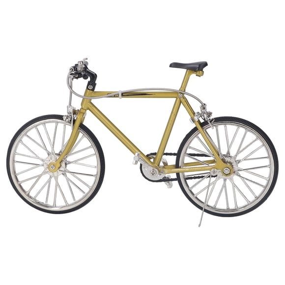 Bicycle Model Toy, High Simulation Detachable Bicycle Toy Home Ornament Metal Rubber Mini Bicycle Model Collections Decoration For Toy