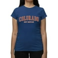 thumbnail image 3 of Rocky Mountains Colorado State T-shirt Color Women's -SelectDesign, 3 of 4