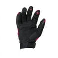 thumbnail image 2 of Cortech Aero-Tec Womens Textile Motorcycle Gloves Rubine/Black MD, 2 of 3