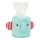 thumbnail image 4 of Caja de pañuelos para bebé, organizador de pañuelos de peluche con forma de elefante para bebé, estuche para toallitas, confiable y duradero, 4 of 12