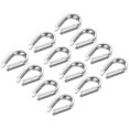 thumbnail image 1 of Unique Bargains M4 Stainless Steel Thimble, 20 Pack Wire Rope Thimbles for 5/32' Wire Rope, 1 of 6