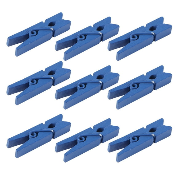 STRANDCHIC Strandchic Blue Wooden Photo Clips Home Decor Craft Projects 30Pcs