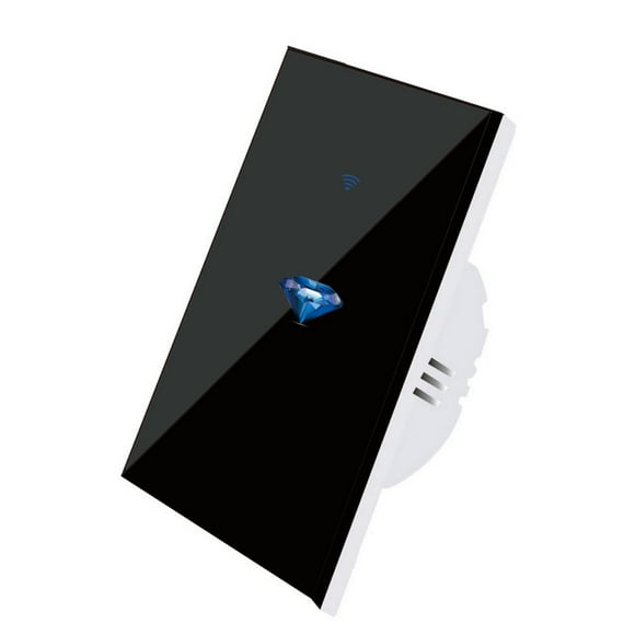 Panneau de Panneau de Commutateur Intelligent Tactile SmartLife WiFi Tuya pour Volet Roulant, Moteur Électrique, Commande Vocale via Application, SmartHome 1 Gang/2 Gang/3 Gang