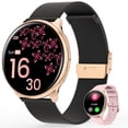 thumbnail image 1 of Reloj inteligente RifePhi para mujer de 1,39 pulgadas con monitor HR/BP/SpO2, 1 of 7