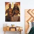 thumbnail image 2 of ONETECH Wall art Posters of Black Kings and Queens,African American Canvas Art Print,Afro King Poster,Black Queen Poster，Fashion Bathroom Bedroom Decor Aesthetic Artwork, 2 of 7