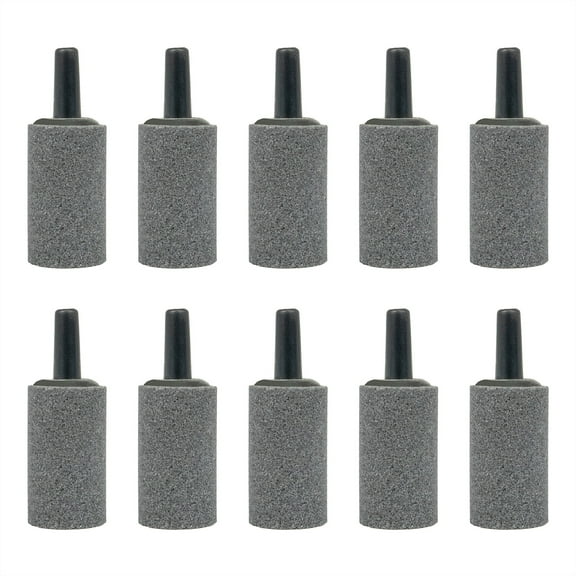 Aqua Dream Air Stone 1 Inch Cylinder Diffuser for Fish Tank Aquarium Air Pump One Pack of 10pcs
