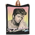 thumbnail image 1 of George Michael Anti-Pilling Flannel Blanket, Suitable for Sofas, Outdoor use, Games and Lunch Breaks 60"x50", 1 of 7