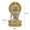 thumbnail image 1 of Bewildely Estatua de Buda tailandés, artesanías de piedra arenisca, piedra arenisca de resina, Yoga, meditación, escultura ZEN, decoración del hogar Almacenamiento y organización del hogar Bewildely HA022916-00, 1 of 6