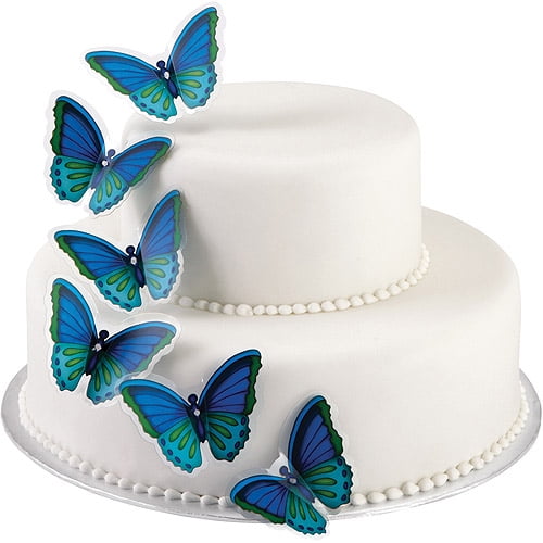 Wilton Butterfly Cake Pick Decoration, Cool 12 ct. 1201174