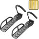 thumbnail image 1 of Paquete de 2 portabicicletas para montaje en pared de garaje Ganchos verticales para bicicletas Ganchos para colgar bicicletas para almacenamiento en interiores con ganchos no reversibles, 1 of 5