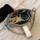 thumbnail image 2 of Bolsa A Cuestas Bolsa Hobo para mujer, Bolsa para axila con cadena, Bolsa de mano informal de cuero PU sólido para mujer, monedero suave Sywqhk Para Estrenar, 2 of 9