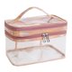thumbnail image 1 of Bolsa de maquillaje de viaje de doble capa, maquillaje portátil para mujer, almacenamiento multifuncional, 1 of 5