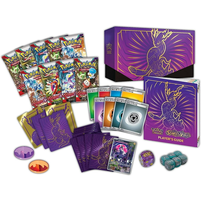 大人も着やすいシンプルファッション Elite Violet & Scarlet TCG: Pokemon Trainer Packs with Box ポケモンカードゲーム