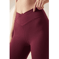 thumbnail image 4 of Women’s V Front High Waist Leggings, Moisture Wicking Activewear, 4 of 7