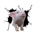thumbnail image 2 of Kids Bedroom Set Puppy Window Decorations Paste Pet Pig Stickers Lover Crack Sticker Car Wall Sticker, Household Stickers, 2 of 3