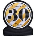 thumbnail image 2 of Fraser Hill Farm 8-Ft. Inflatable Cheers to 30 Years Sign with Lights and Storage Bag | Outdoor Blow-Up Festive Celebration Party Decor for Birthdays, Anniversaries, and Milestones | FRED30CHEER081-L, 2 of 11