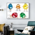 thumbnail image 3 of Cuadros Decorativos Pintura de diamante 5D MR Bean dibujos animados imagen redonda completa decoración del hogar (B2010) Sywqhk Nuevos Originales, 3 of 9
