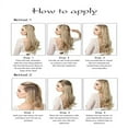 thumbnail image 3 of SNNROO Invisible Wire Hair Extensions Synthetic 18 Inch Adjustable Size Secret Headband Hairpieces for Women Dirty Blonde, 3 of 6