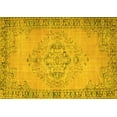 thumbnail image 1 of Ahgly Company Indoor Rectangle Abstract Yellow Contemporary Area Rugs, 7' x 10', 1 of 4