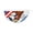 A, variant on Oioii 35.4x17.7in July 4th Fan Flag Banner, Red White Blue Wall Hanging for Indoor & Outdoor Yard, Garden, Porch and Patriotic Holiday Decoration,B