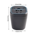 thumbnail image 5 of Universal 200W Car Power Inverter with Dual 110V-220V AC Outlets and Fast USB 3.0 Port for Laptops Devices, 5 of 5