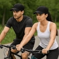 thumbnail image 2 of Sports Cap Lightweight Running Hats, Quick Dry Outdoor Airy Mesh Adjustable Sun Hat UV Protection Cap for Men Women, Dark Gray, 2 of 6
