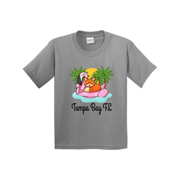 Inktastic Tampa Bay Florida Flamingo Youth T-Shirt