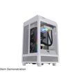 thumbnail image 3 of Thermaltake Tower 100 Snow Edition CA-1R3-00S6WN-00 White Steel / Tempered Glass Mini Tower Computer Case, 3 of 5