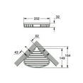 thumbnail image 3 of Grohe Baucosmopolitan 40664001 Wire Basket in Grohe Chrome, 3 of 3