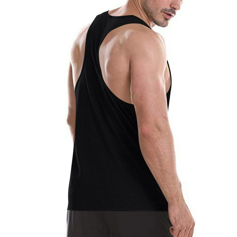 ZUEVI Muscle Tank Tops For Men Cut Open Sides Bodybuilding Vest Gym