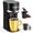 Black, variant on Single Serve Coffee Maker for K-Cup and Ground Coffee, Fast Brew, 6-12 oz Brew Sizes One Cup Coffee Machine Fits 5.5" Mugs, One-Button Small Coffee Maker with Descaling Reminder, Red