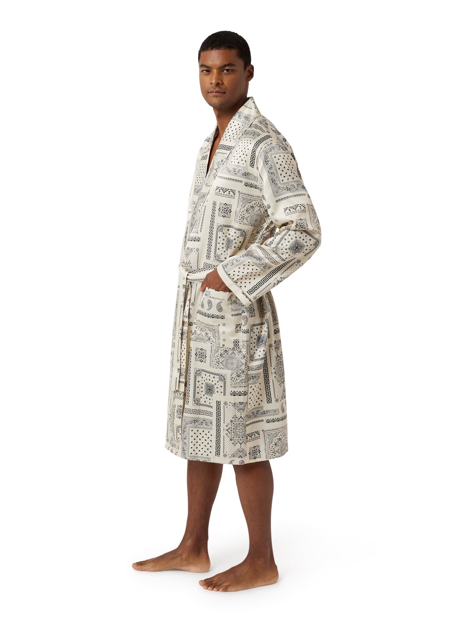 Dogg Supply by Snoop Dogg Mens Poly Satin Robe