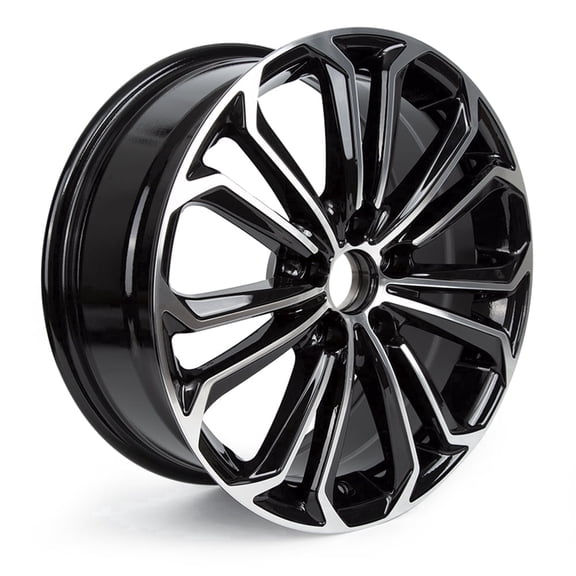 Focalmotors 17x7 inch Rim for Toyota Camry 2006-2017 Alloy 5x114.3mm Black Wheel Rim