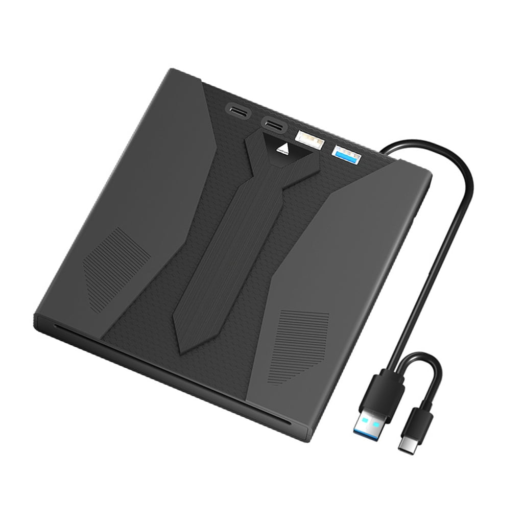 USB3.0 Type C Slot Loading External Opticals Drive Slimmer & Plug and Play Design for Multiple Devices USB3.0 Port 5Gbps