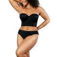 thumbnail image 4 of Parfait Elissa Molded Underwire Midi Bustier (P50116),38GG,Black, 4 of 6