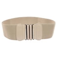 thumbnail image 3 of Cinturón de cintura ancha Zulema Fajín Beige para Mujer, 3 of 6