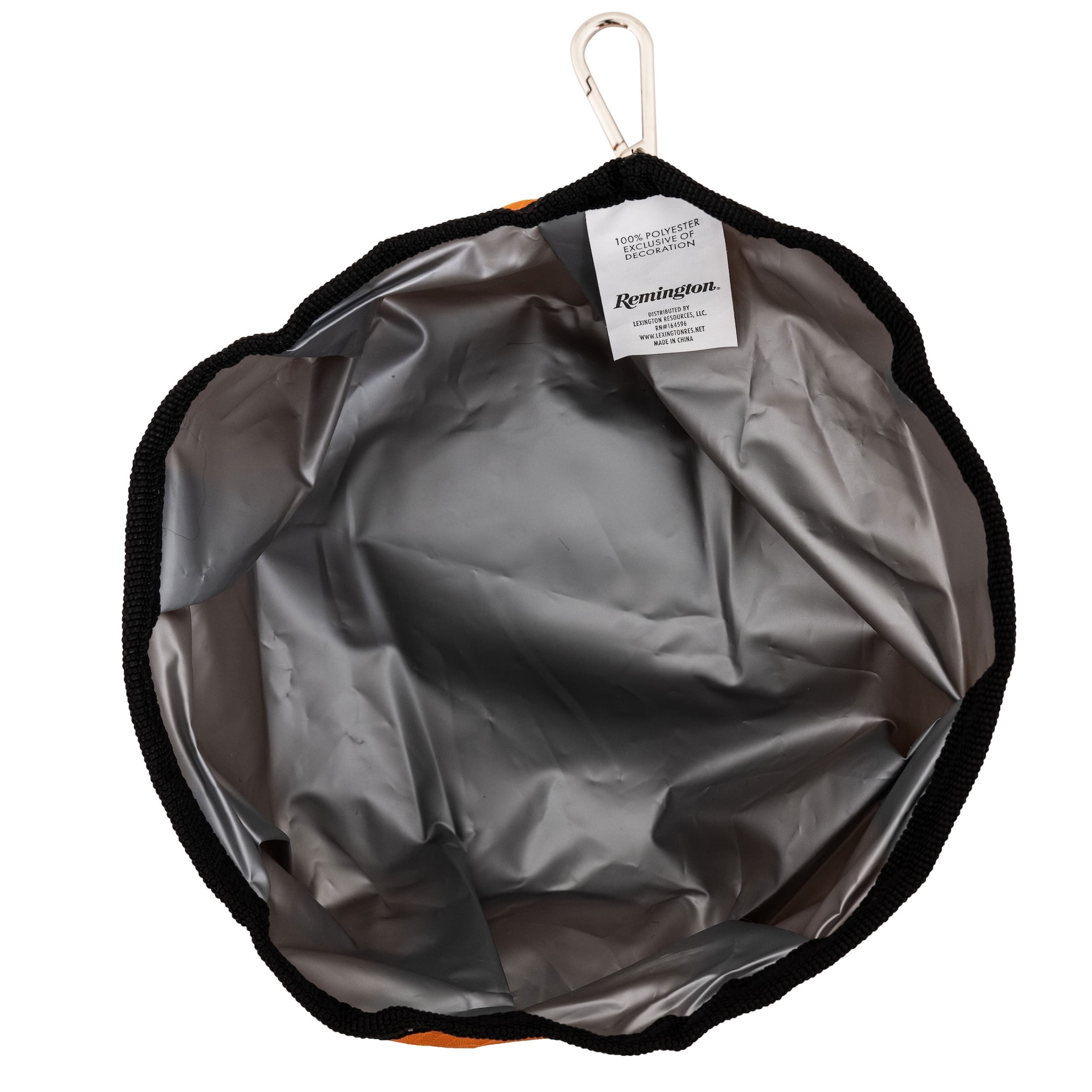 Remington Packable Travel Dog Bowl, Orange
