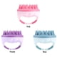 thumbnail image 5 of Cepillo de champú de silicona portátil Cepillo de masaje de cuero cabelludo suave redondo (rosa) Likrtyny cuidado belleza, 5 of 9