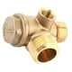 thumbnail image 1 of Válvula de Retención para compresor de aire, piezas de compresor de aire de latón de 3 puertos, Herramiente de conector de tubo de válvula de retenció, 1 of 7