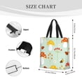 thumbnail image 3 of Pofeuu Mushroom Bee Print Tote Bag for Women,Hobo HandBags with Zipper,Large Capacity Casual Shoulder Handbags with Inner Pockets, 3 of 7