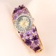 thumbnail image 2 of Reloj de pulsera de aleación de diamantes de imitación de cuarzo de moda retro elegante para mujer (2), 2 of 2